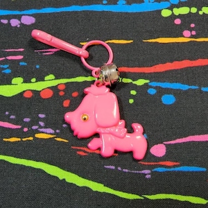Vintage 80&#39;s Bell Charm Dog