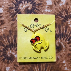 Vintage Pac-man Necklace