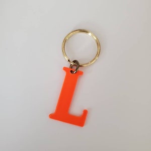 Vintage 80&#39;s Letter Keychain