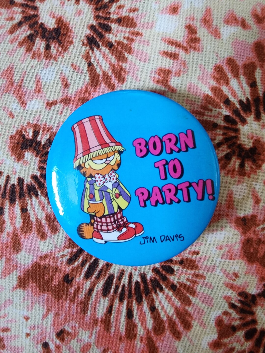 Garfield Button Vintage Garfield Button - Etsy