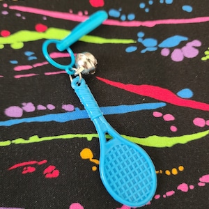 Vintage 80&#39;s Bell Charm Tennis Racket