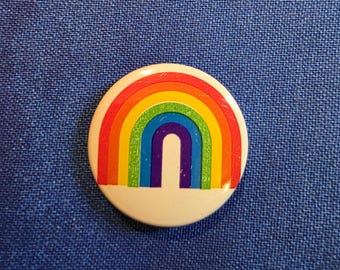 Vintage Rainbow Button