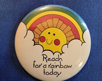 Vintage Rainbow Button