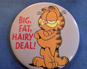 Vintage Garfield Button