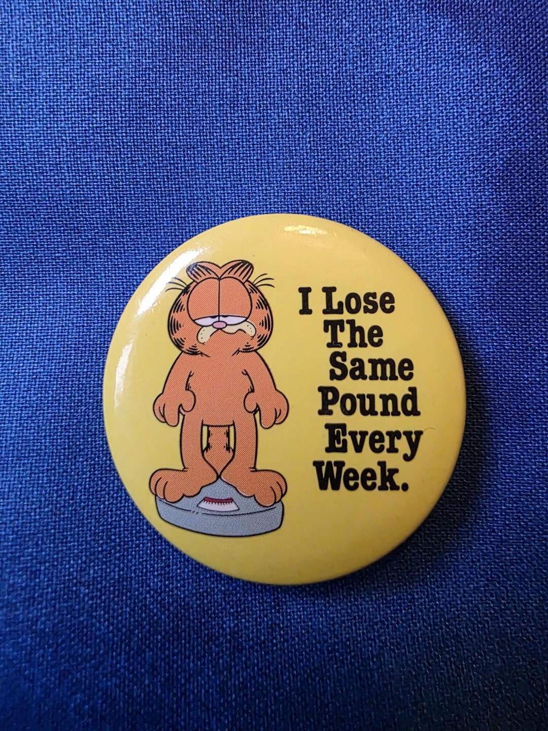Garfield Button Vintage Garfield Button - Etsy