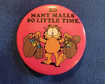 Vintage Garfield Button