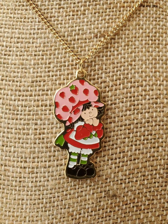 Vintage Strawberry Shortcake Necklace