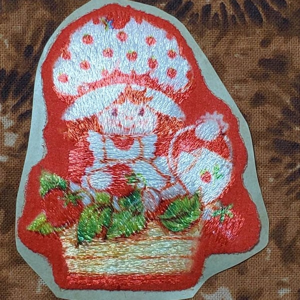 Vintage Strawberry Shortcake Sticker Patch