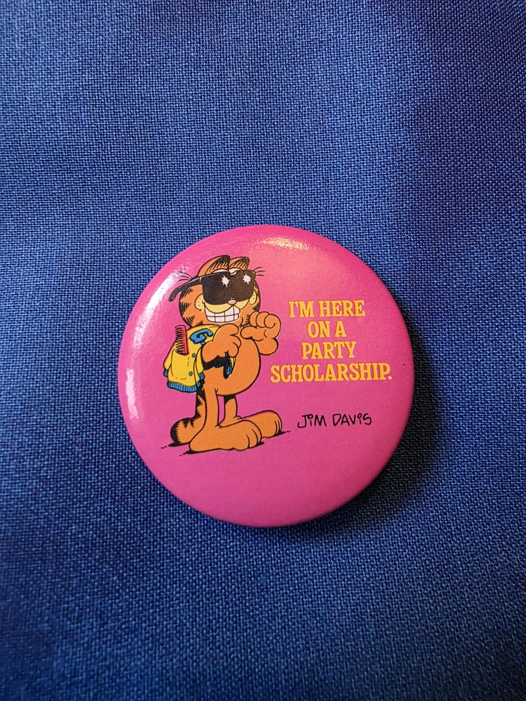 Garfield Button Vintage Garfield Button - Etsy