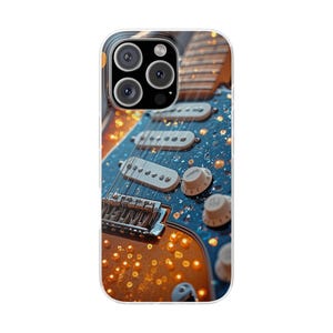 Custodia per iPhone Rock Guitar, Custodia per Samsung, Custodia flessibile per telefono, Custodia morbida