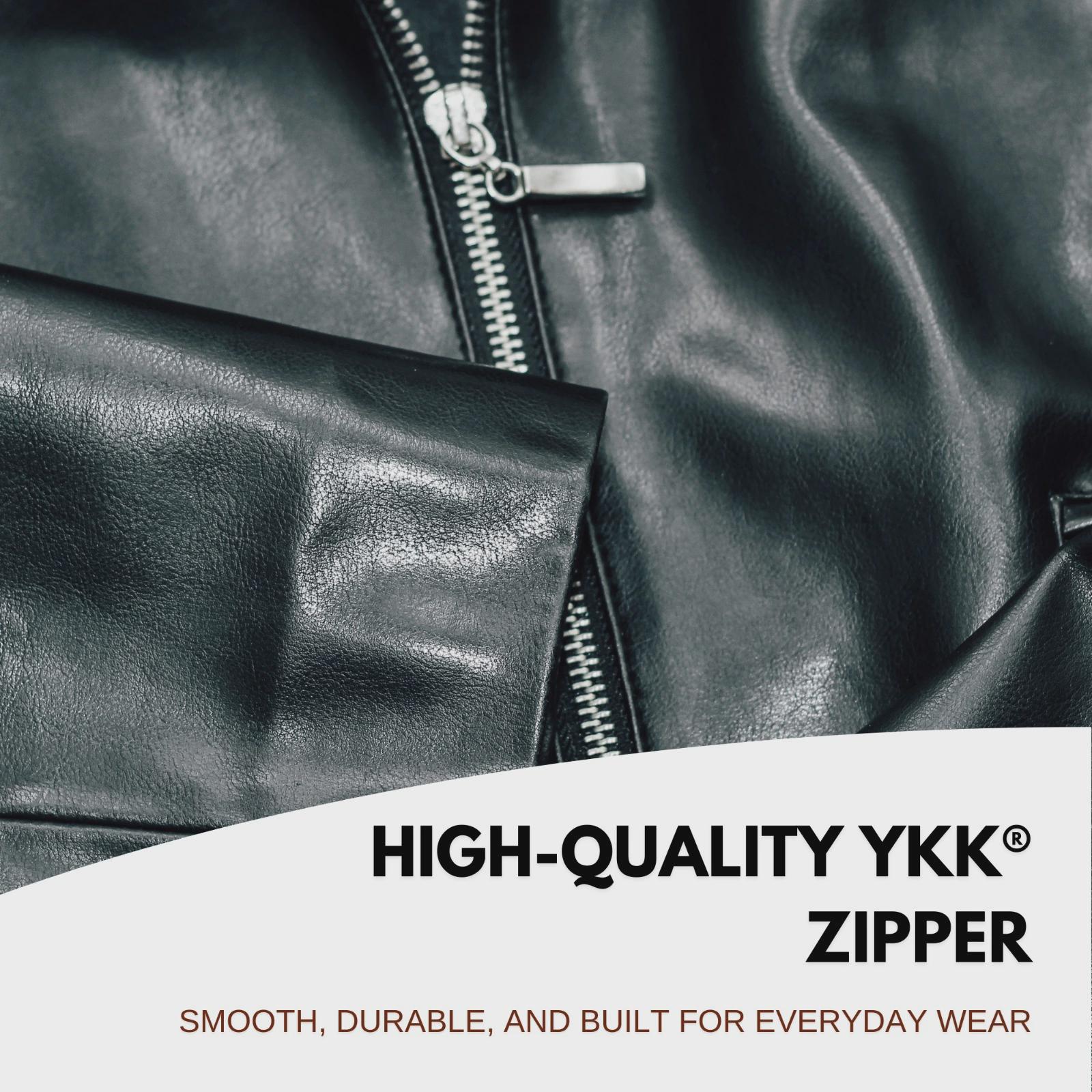 Custom Tailored Men's Croc-embossed Sheepskin Leather Hoodie
