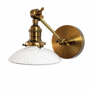 Style#103 Adjustable wall sconce available in a variety of sizes, farmhouse lighting, wall light, hall light, pottery lamp, ceramic lamp