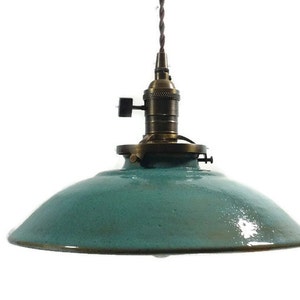 Style#020 Copper Blue Farmhouse Hanging pendant Light