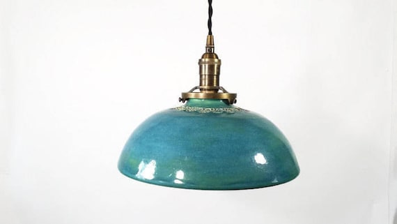 Turquoise Lighting Pendant Lamp Home Decor Image 0