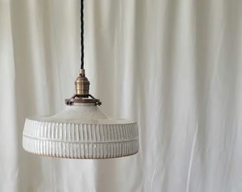 Style#001 Hand Carved Lines, Hanging pendant Lamp-Lighting-Lamp-Ceramic Lamp-Pendants-Home Lighting decor