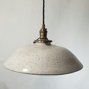 Style048 Beautiful white speckled farmhouse light, lighting, kitchen lighting, restaurant, kitchen island lighting image 1