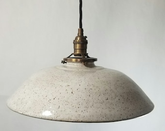 Style#048 Beautiful white speckled farmhouse light, lighting, kitchen lighting, restaurant, kitchen island lighting