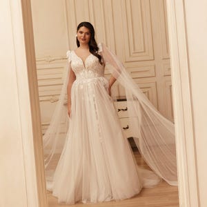 Custom Wedding Dress | Plus Size Bridal Gown | Handmade in Ukraine | Tailored Fit