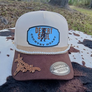 Desert Soul, Country Heart&quot; Trucker Hat – Western Style Snapback