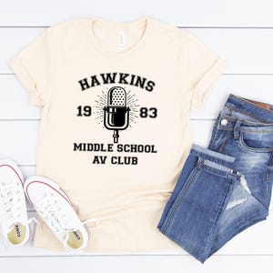Hawkins Middle AV Club 1983 Unisex Shirts | Eleven Gift for Men Women | Hawkins Middle Tshirt