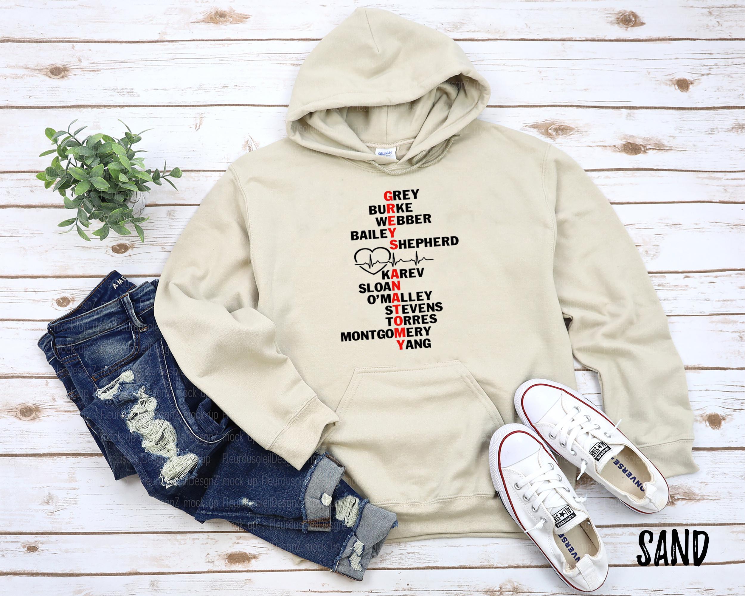 Greys Anatomy Hoodies Etsy Canada