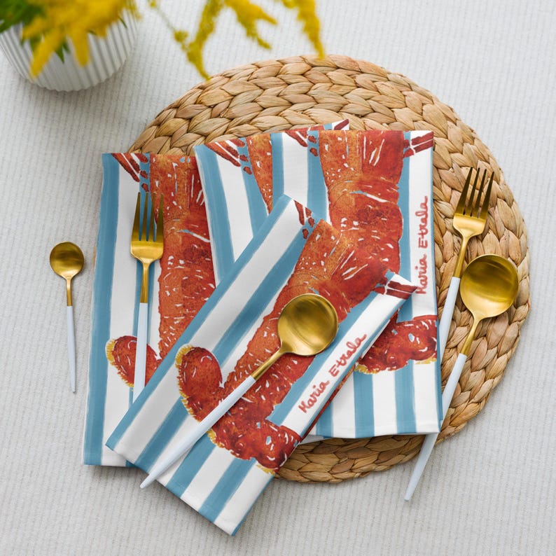 LovelyPrintsLondon Table Cloth Napkins - Thumbnail 5