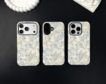 Subtle Leaves iPhone Case: Glossy or Matte Finish