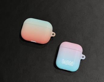 Custom Name Airpods Case, Personalized Color Airpods Case for Apple AirPods Pro 2 Case Cover, AirPods 3/AirPods 4 Case, Gift for her