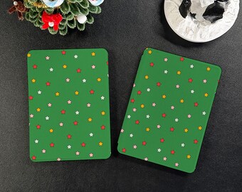 Colored Stars Kindle Case: Auto Wake/Sleep, Scratch Proof