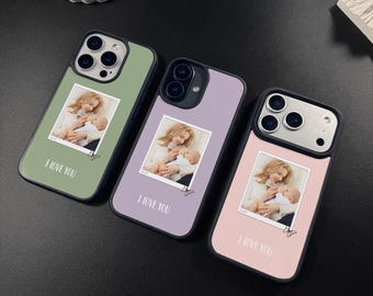 Custom Photo iPhone Case, Personalized Image Phone Case for iPhone 17 16 15 14 13 12 Pro Max Xr Mini, Mother Gift, Gift to Her