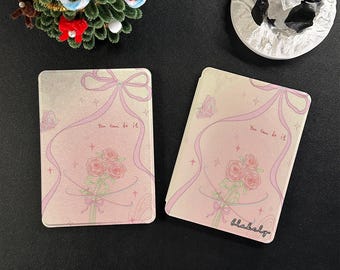Rose and Bow Kindle Case, Custom Kindle Case With Auto Wake/Sleep For Kindle Paperwhite 1/2/3/4/5, Kindle 2022/2024 Case