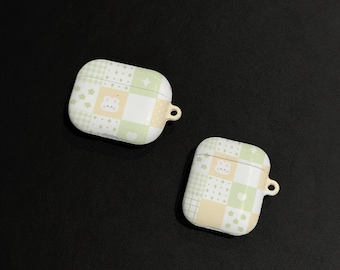 Söt kanin Airpods-skal, Apple AirPods Pro 2-skal, AirPods 3/AirPods 4-skal, effektivt skydd, present till henne