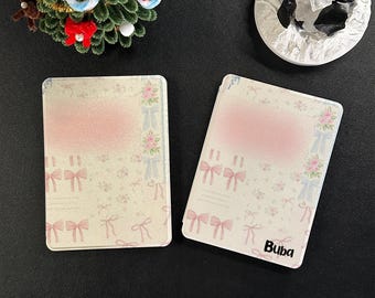 Flower and Bow Kindle Case Custom Kindle Case With Auto Wake/Sleep For Kindle Paperwhite 1/2/3/4/5,Kindle 2022/2024, Kindle Paperwhite Cover