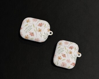 Minimalist Floral Airpods Case, Apple AirPods Pro 2 Case Cover,AirPods 3/AirPods 4 Case,Effective Protection, Gift For Her
