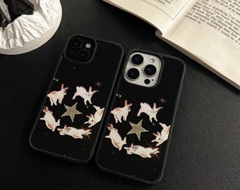 Star Rabbit iPhone Case: Fun Whimsical Protective Cover