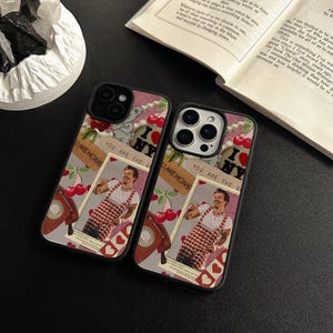 Anger Bear Coque iPhone 16 15 14 13 12 Pro Max Xr Mini SE Coque Boho iPhone 16 15 8 Plus Pro coque esthétique Coque iPhone