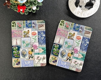 Floral Collage Art Kindle Case Custom Kindle Case With Auto Wake/Sleep For Kindle Paperwhite 1/2/3/4/5,Kindle 2024, Kindle Paperwhite Cover