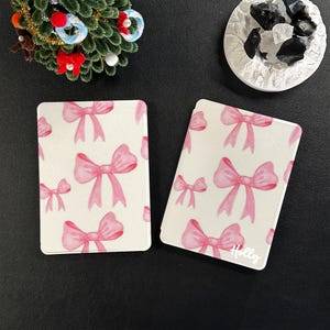 Cute Pink Bow Kindle Case Custom Kindle Case With Auto Wake/Sleep For Kindle Paperwhite 1/2/3/4/5,Kindle 2022/2024, Kindle Paperwhite Cover