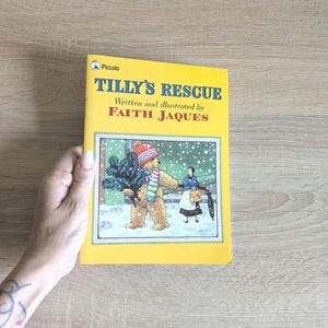Tilly&#39;s Rescue by Faith Jacques paperback Rare Vintage book 1985