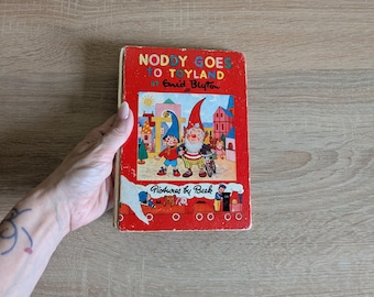 エニッド・ブライトン『ノディはおもちゃの国へ行く』1949年初版 - 希少なヴィンテージ児童書