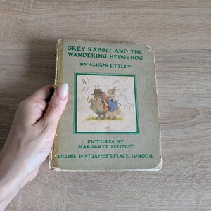 Grey Rabbit and the Wandering Hedgehog Vintage Rare children&#39;s hardback 1951