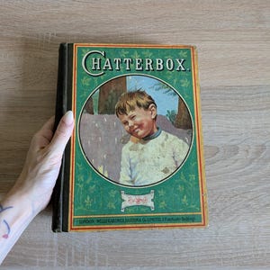 Chatterbox Annual 1922, un antiguo libro infantil de época y poco común.