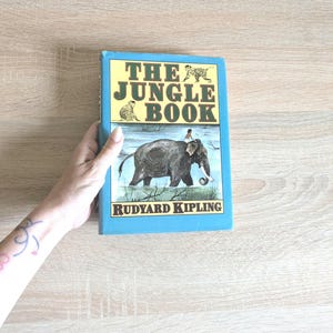 The Jungle Book by Rudyard Kipling hardback Rare Vintage book 1985