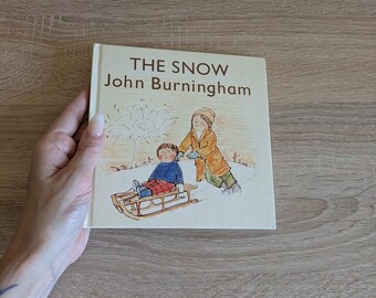 The Snow by John Burningham 1975 Rare vintage