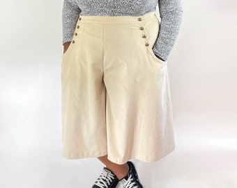 CURVE - Bastion Culottes Ladies PDF Sewing Pattern Multi Size 16 to 34
