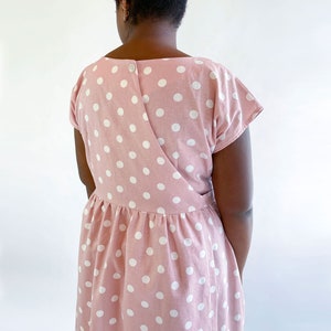 Curve Sizes: The Isla Back Wrap Dress Women's PDF Sewing Pattern Size 16 to 34, C to F cups image 7
