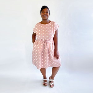 Curve Sizes: The Isla Back Wrap Dress Women's PDF Sewing Pattern Size 16 to 34, C to F cups image 1