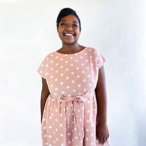 Curve Sizes: The Isla Back Wrap Dress Women's PDF Sewing Pattern Size 16 to 34, C to F cups image 5