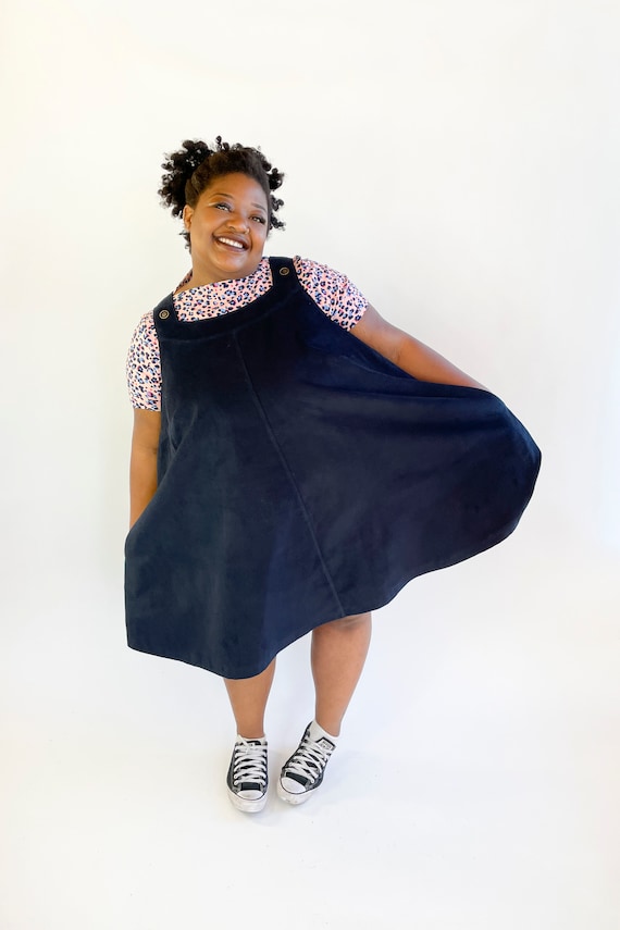 Plus top size pinafore