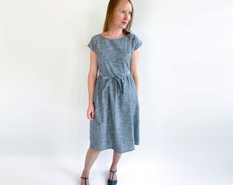 Original Sizes: The Isla Back Wrap Dress Women's PDF Sewing Pattern Size 6 to 24, A to D cups